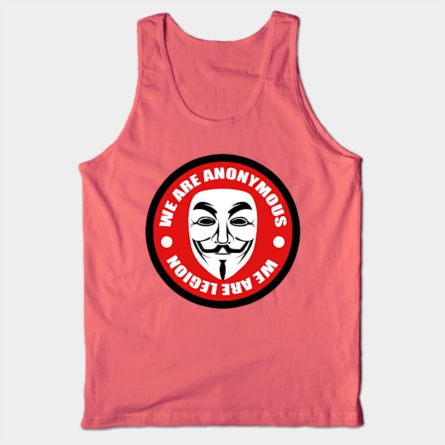 Anonymous - we are legion Tank Top by GroatsworthTees